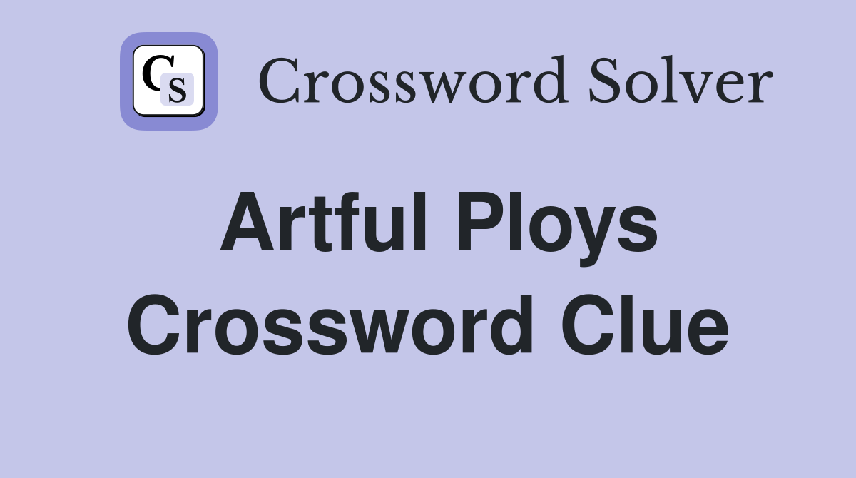 artful crossword