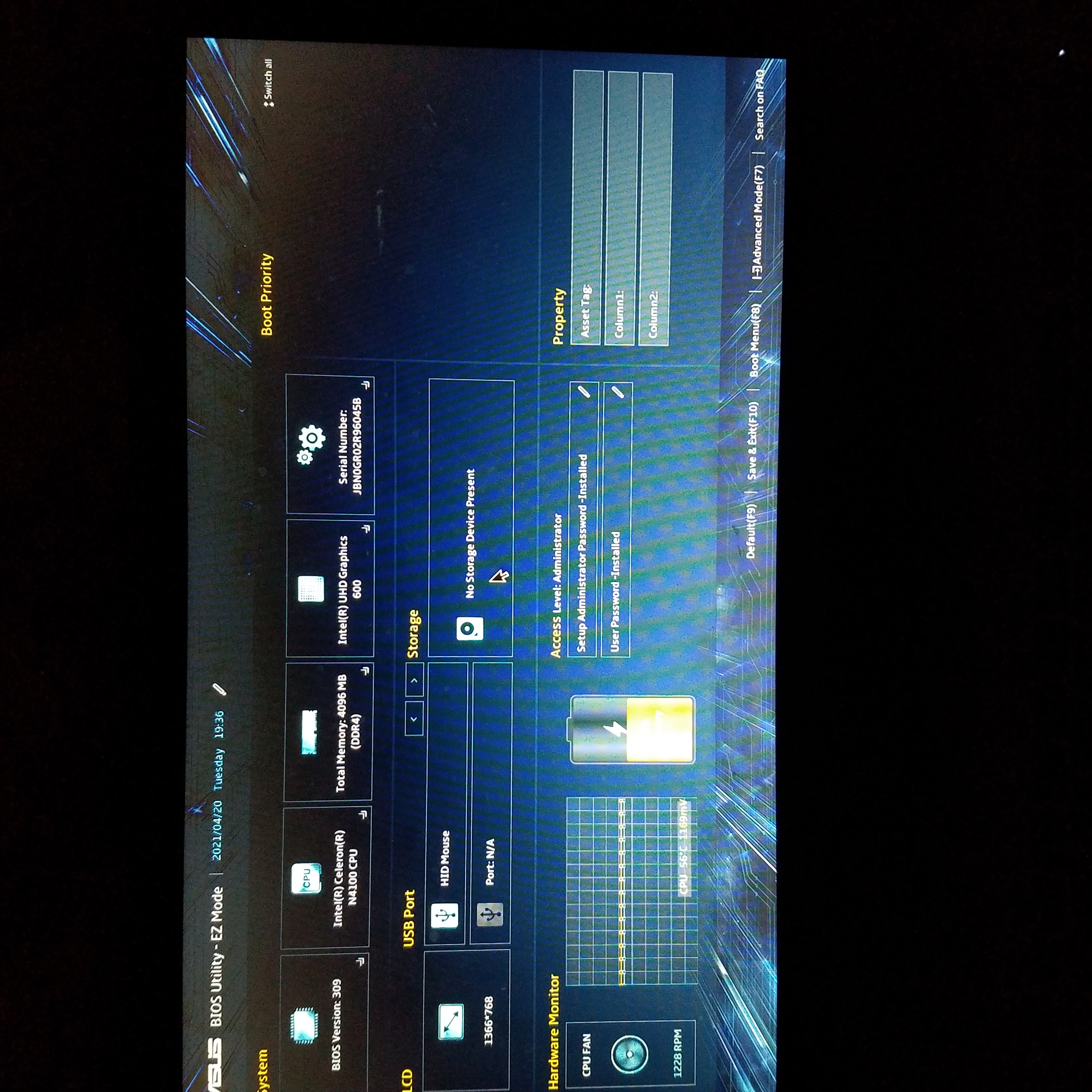 exit asus bios utility ez mode