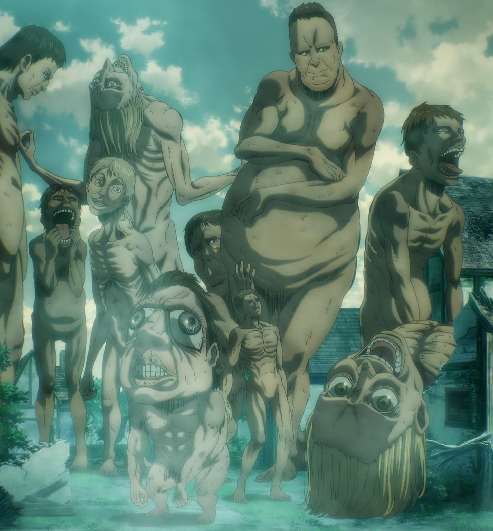 attack on titan titans