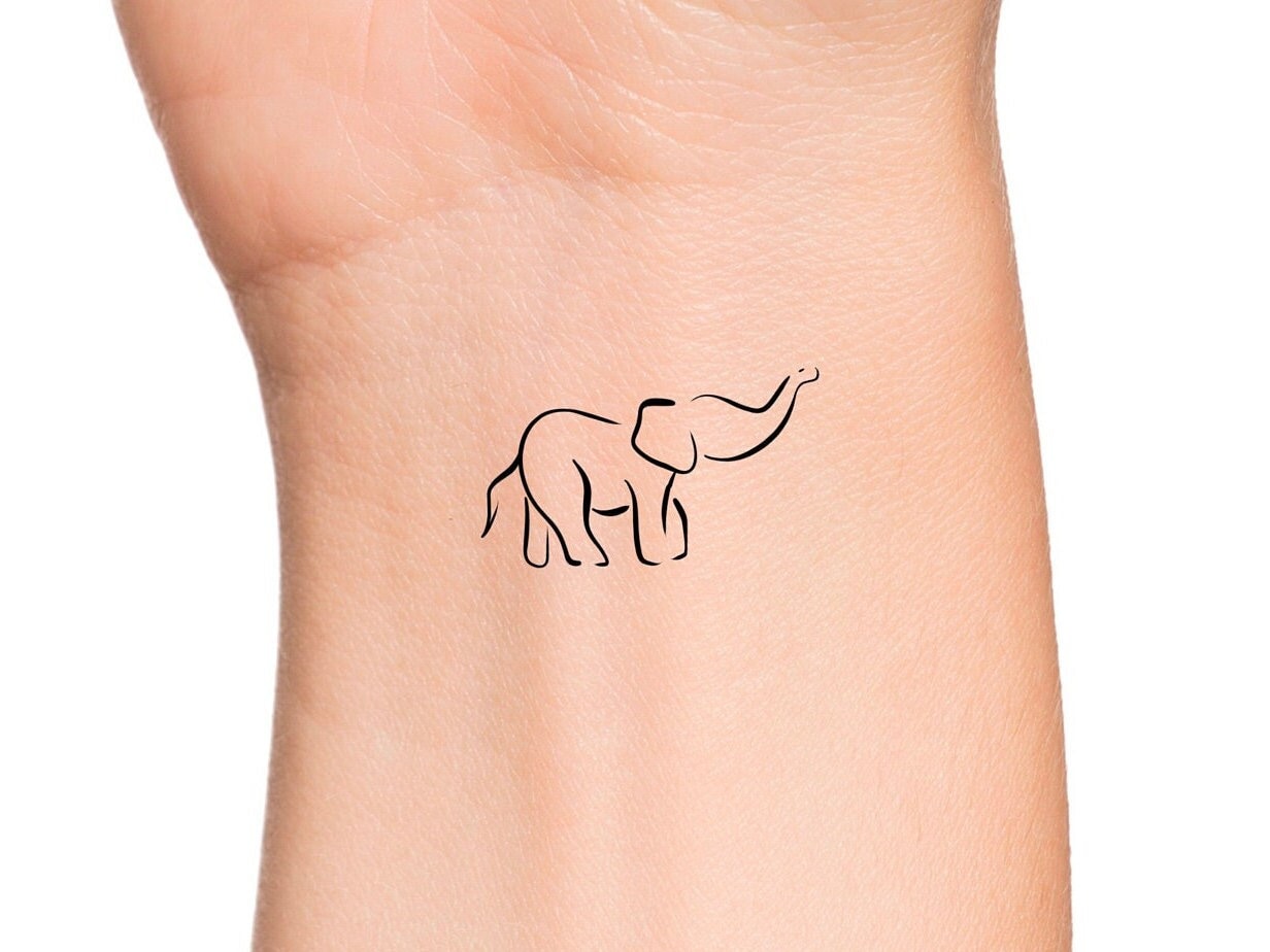 small tattoo elephant