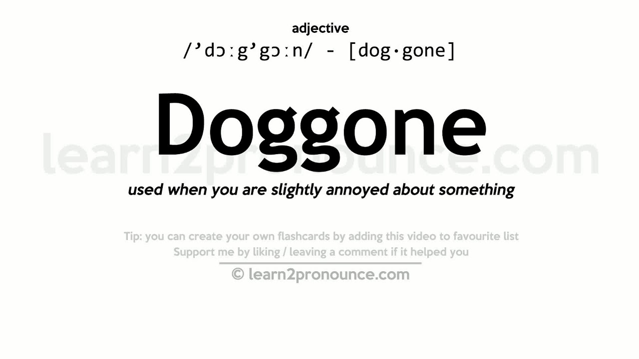 doggone meaning