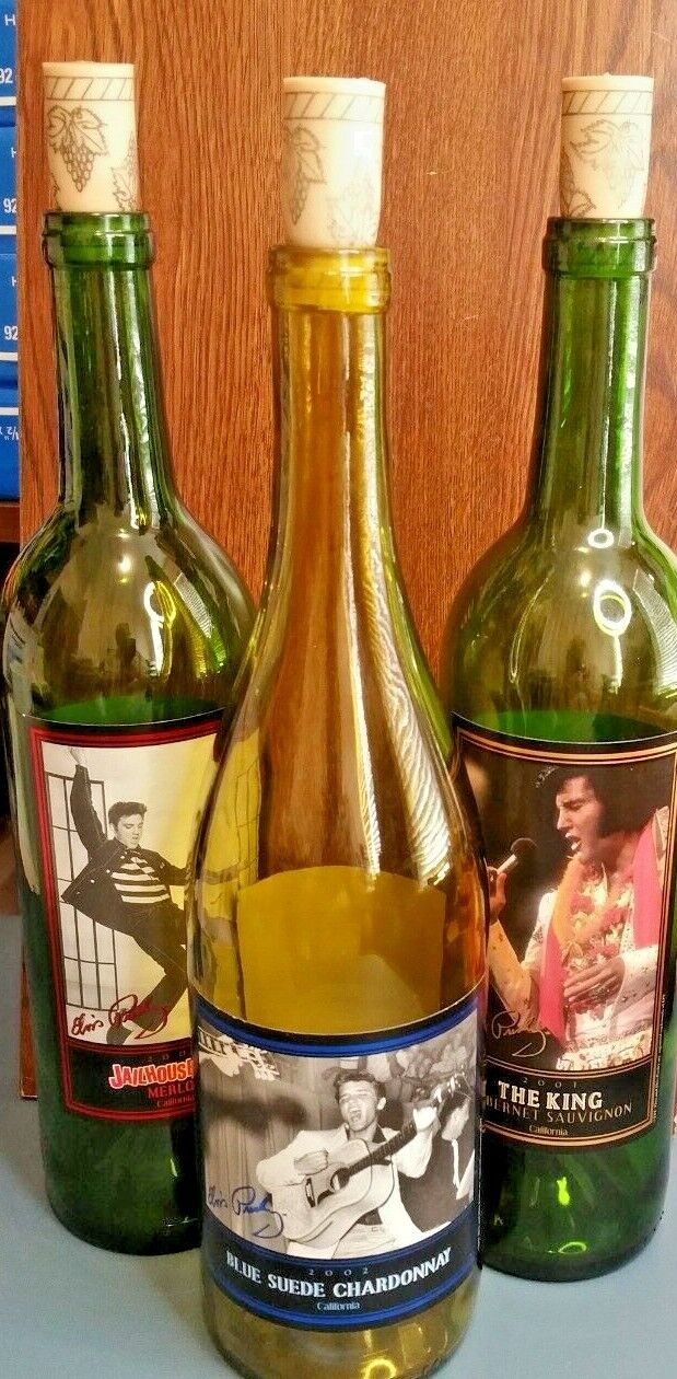 elvis wine bottle worth