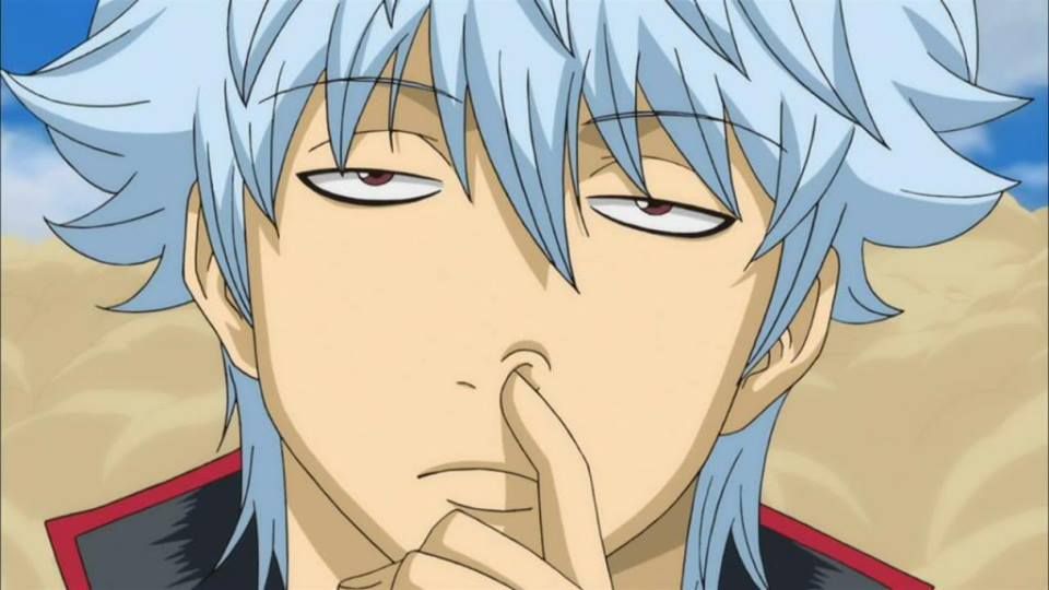 gintoki sakata funny face