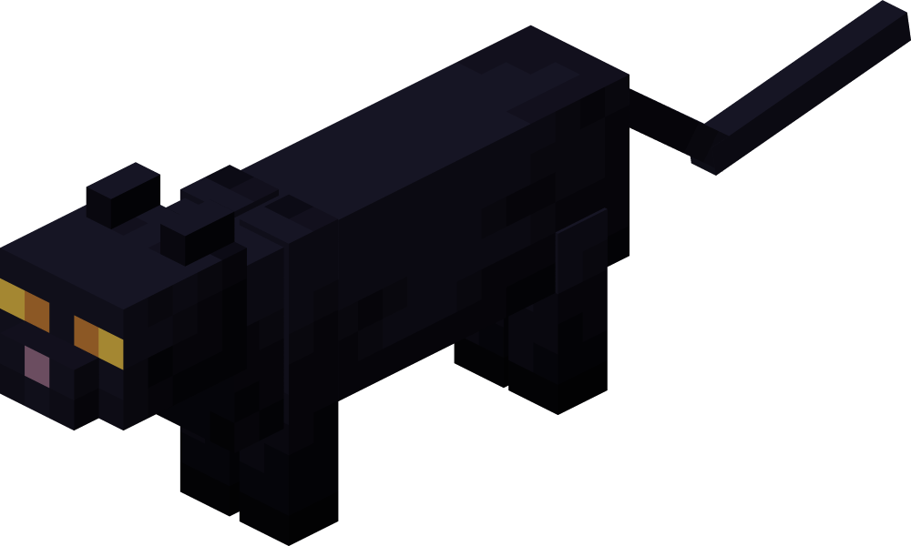 minecraft spawn black cat