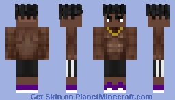 black person skin minecraft