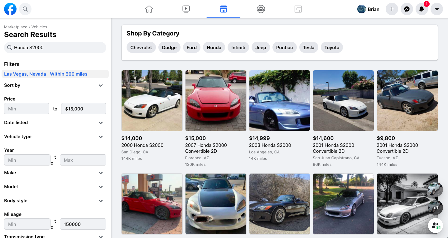 facebook marketplace cars for sale