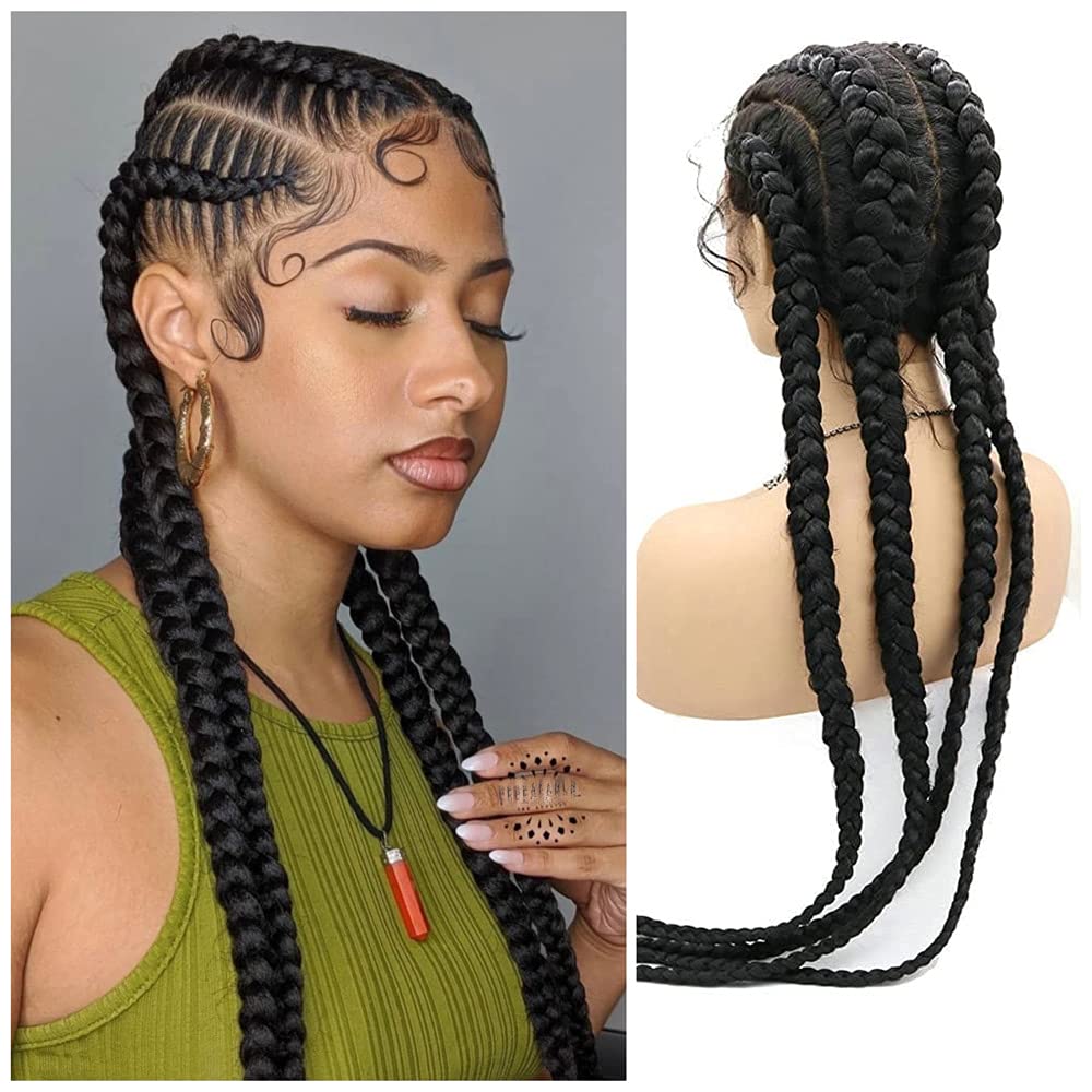 4 cornrow braids