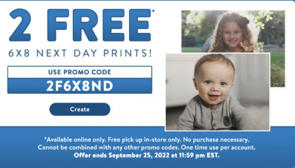 walmart photo print promo code