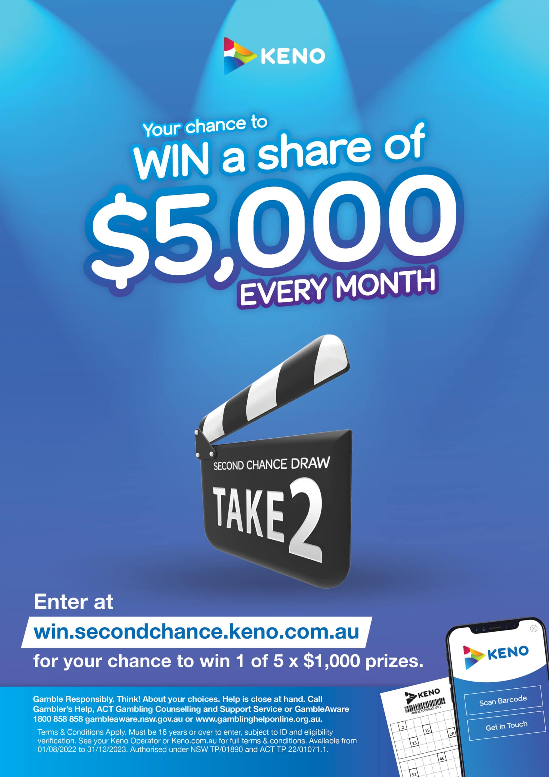 scan keno ticket on phone qld