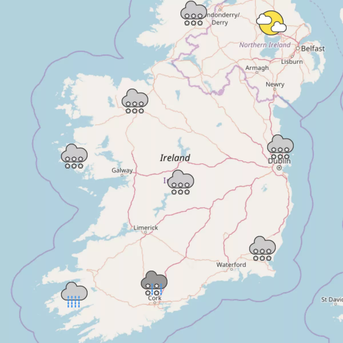 weather forecast cork