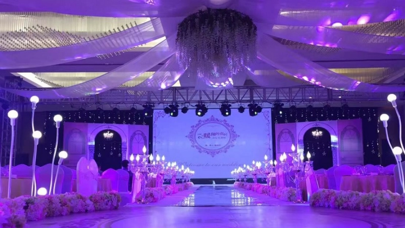 led screen wedding stage price