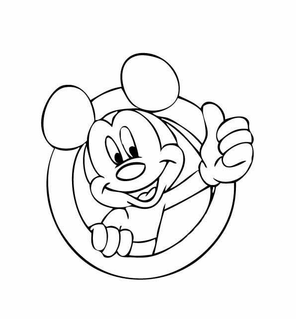 dibujos de mickey mouse para colorear