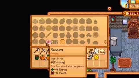 sashimi stardew