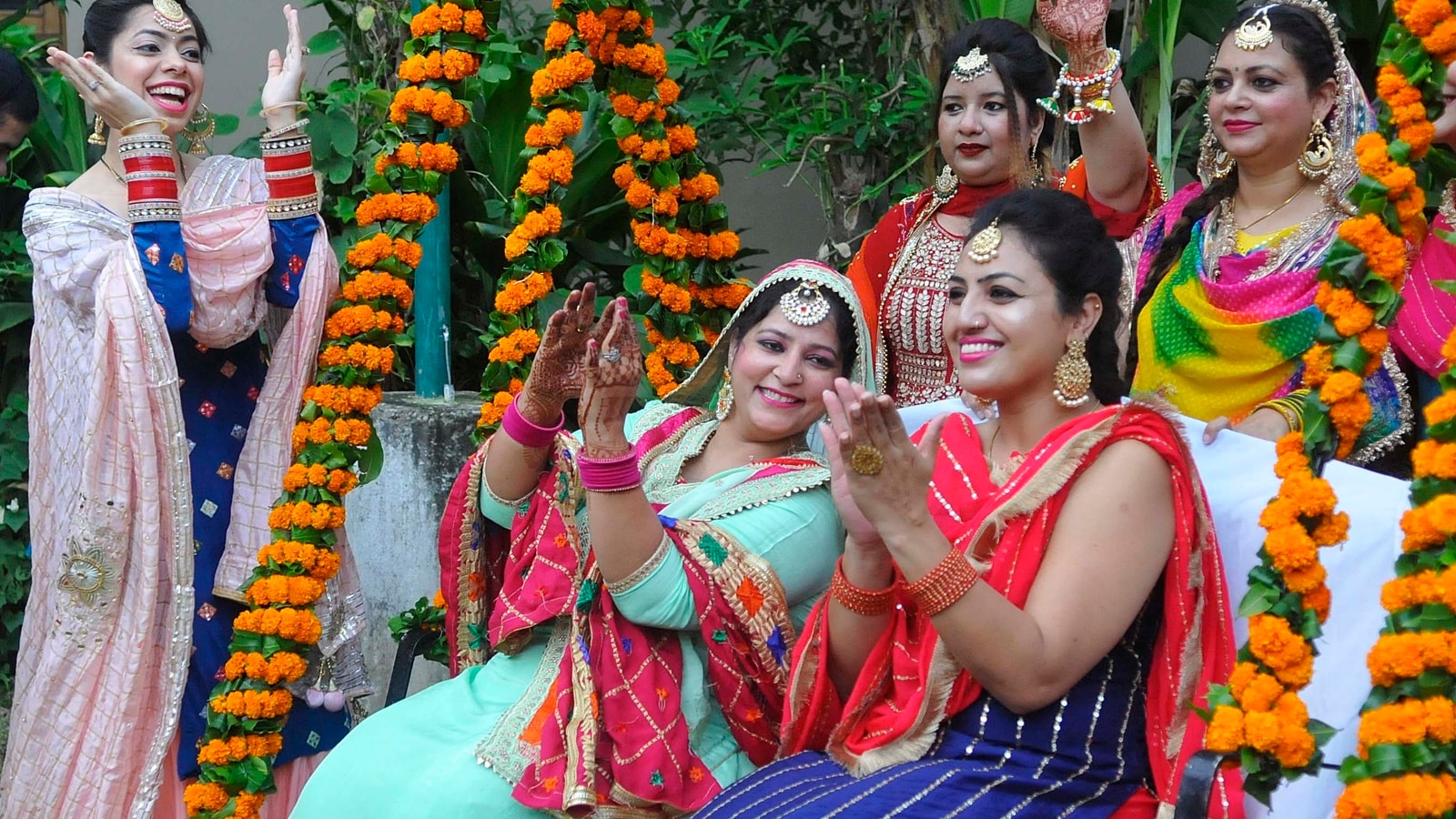 teej festival pics