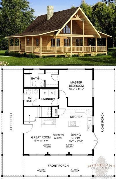 home building plans with wrap around porch