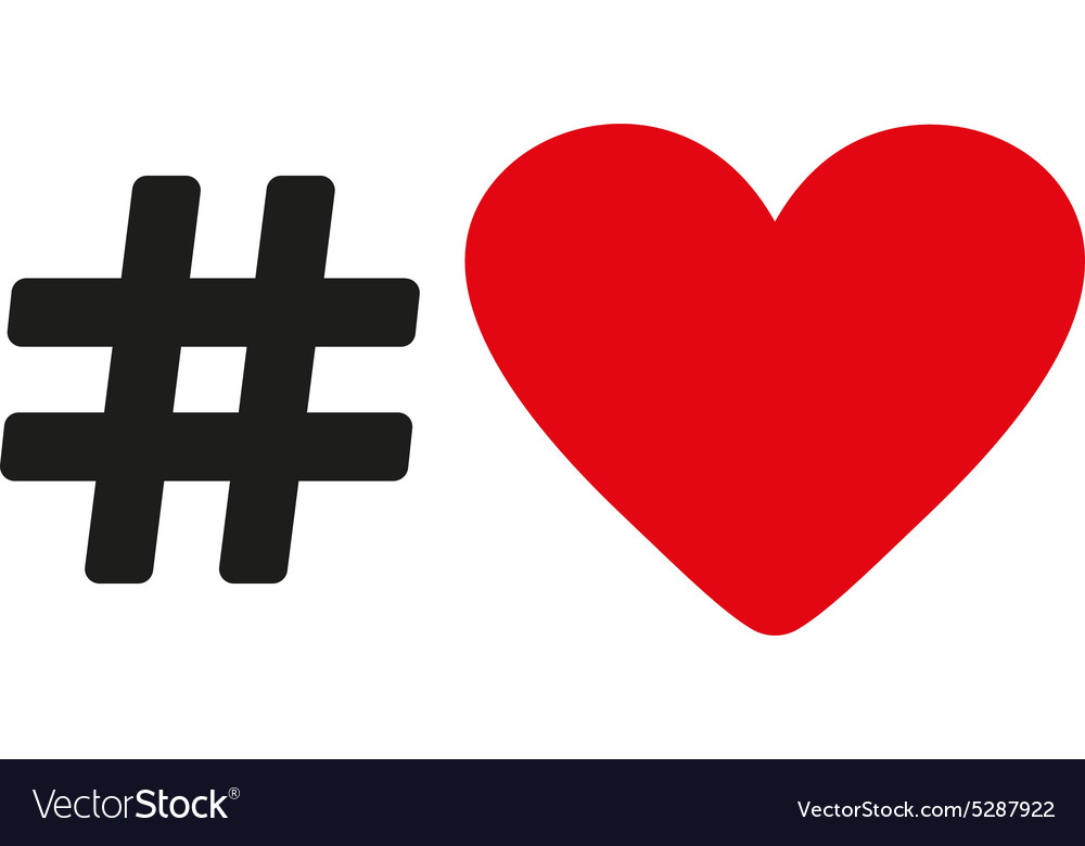 heart hashtags