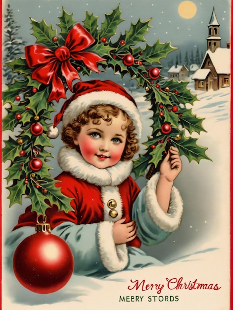 postales navideñas vintage