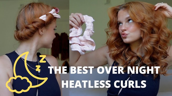 heatless curls headband tutorial