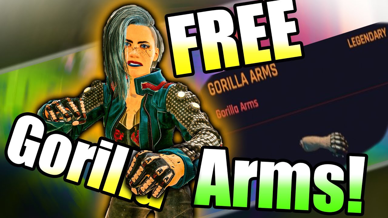 cyberpunk free gorilla arms