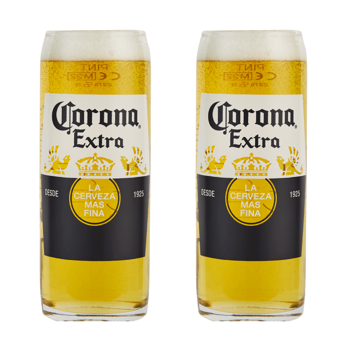 corona pint glass