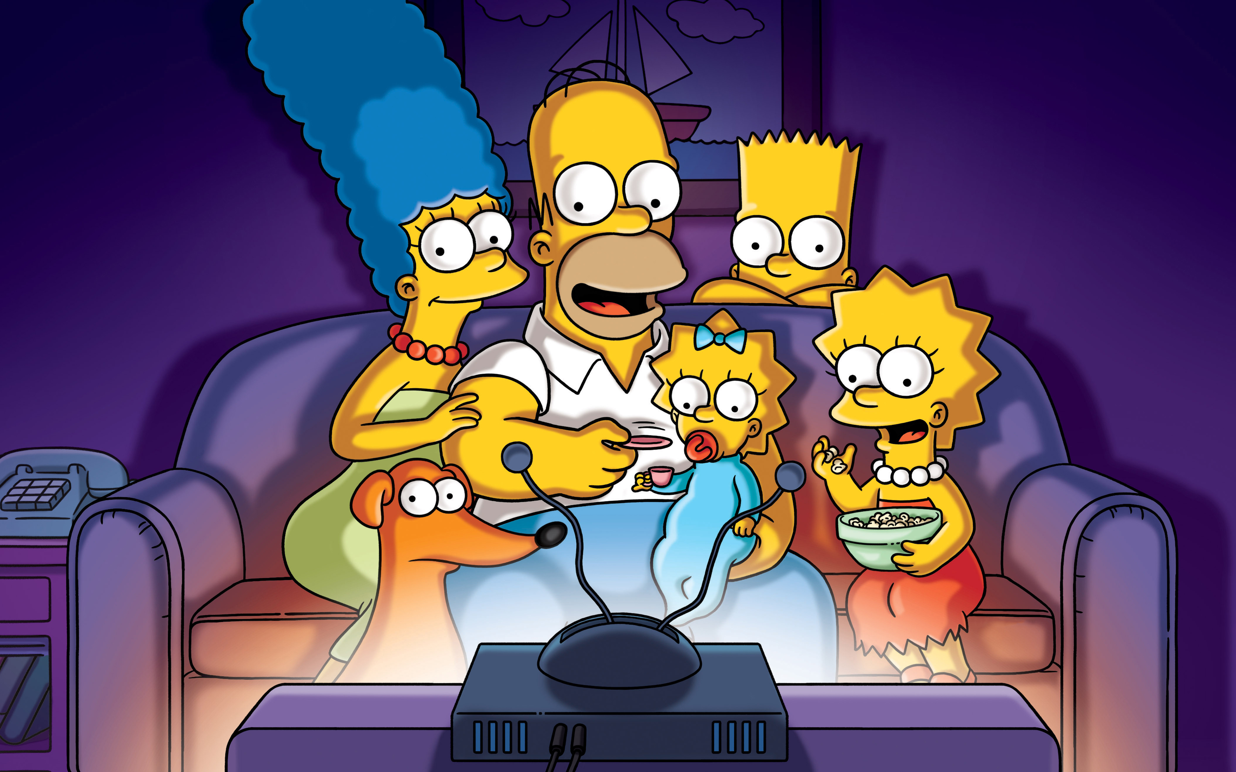 full hd los simpson wallpaper 4k