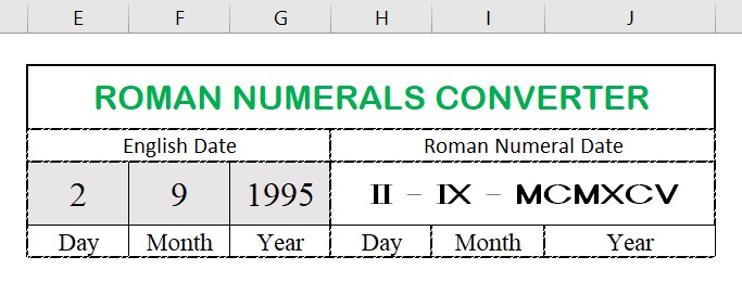 date roman numeral converter