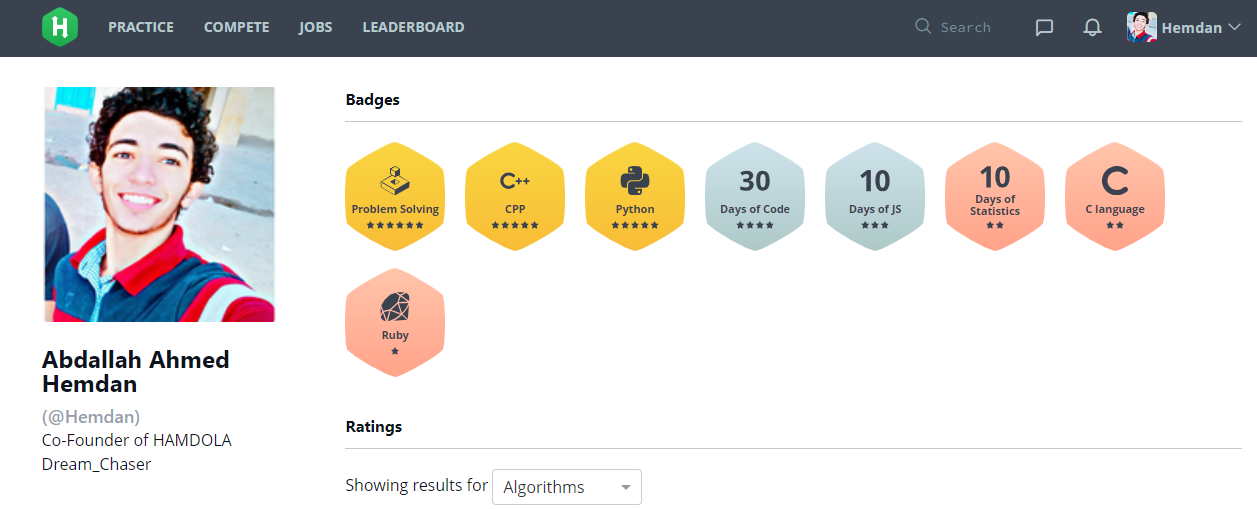 hackerrank badges