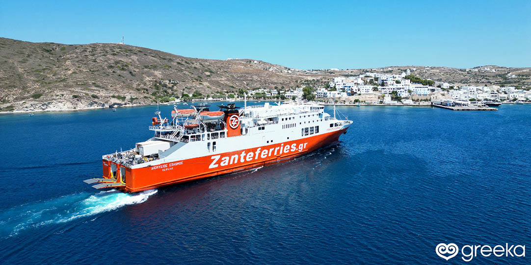 milos to crete ferry