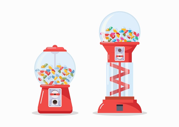 candy machine vector