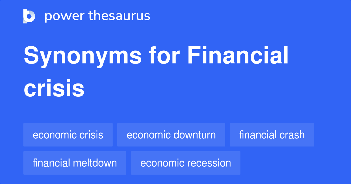 synonyms for economic depression