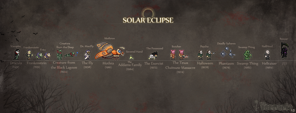 terraria solar eclipse not spawning