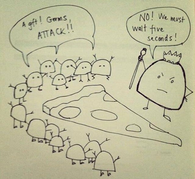 5 second rule meme