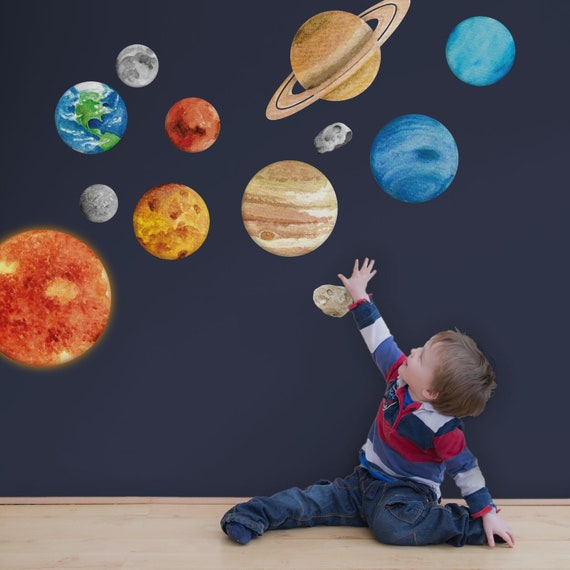 planet wall decals