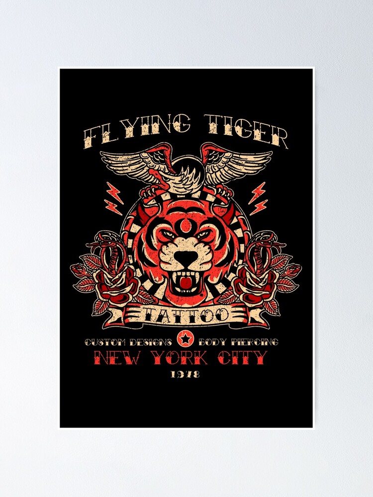 flying tiger tattoo