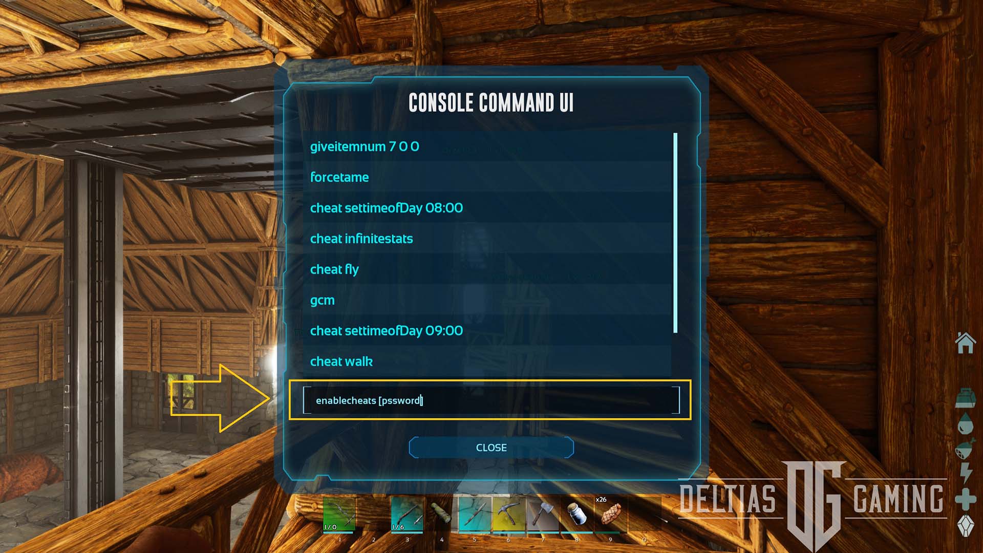 ark asa console commands