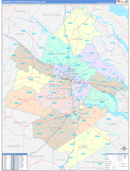 zip code richmond virginia usa