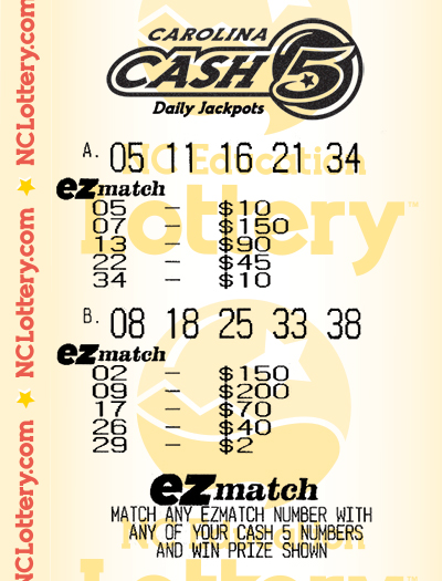 nc lottery cash 5