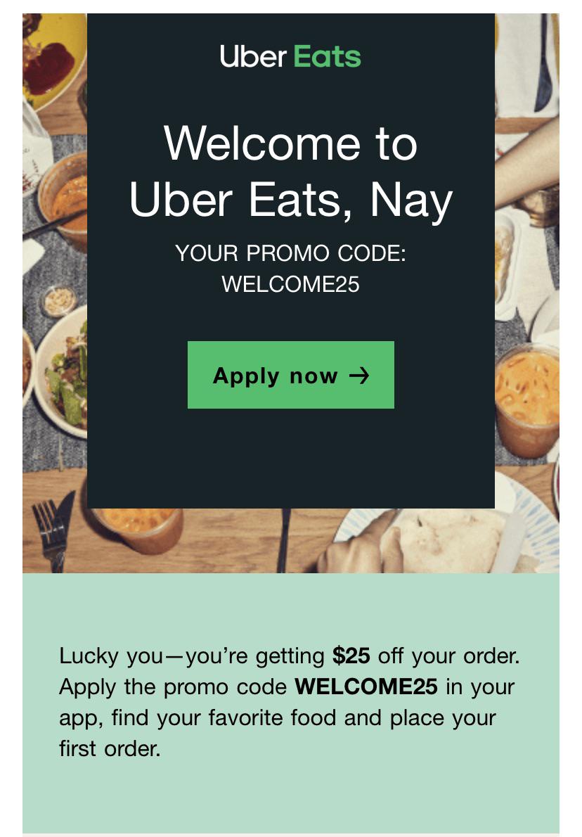 25 off uber eats promo code
