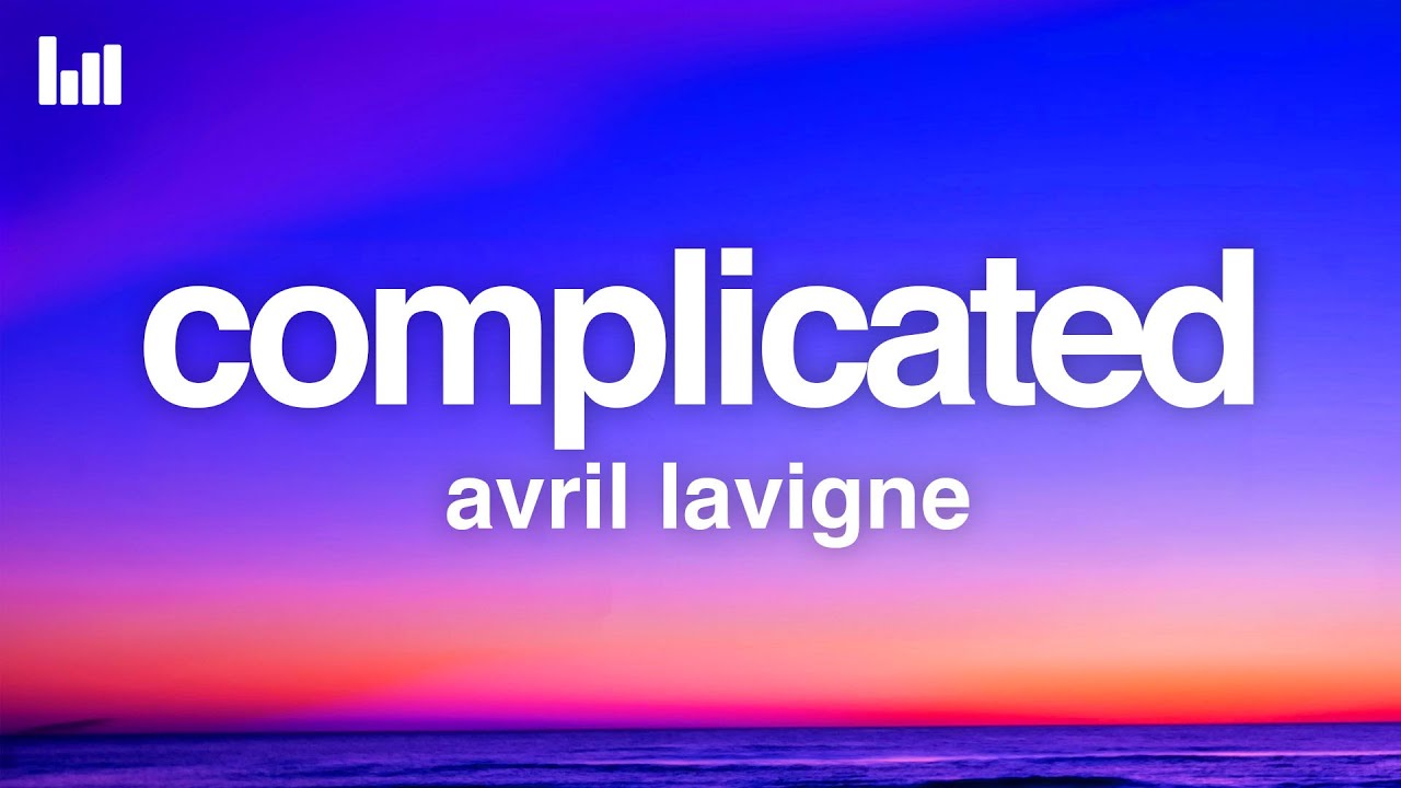 complicated lyrics video