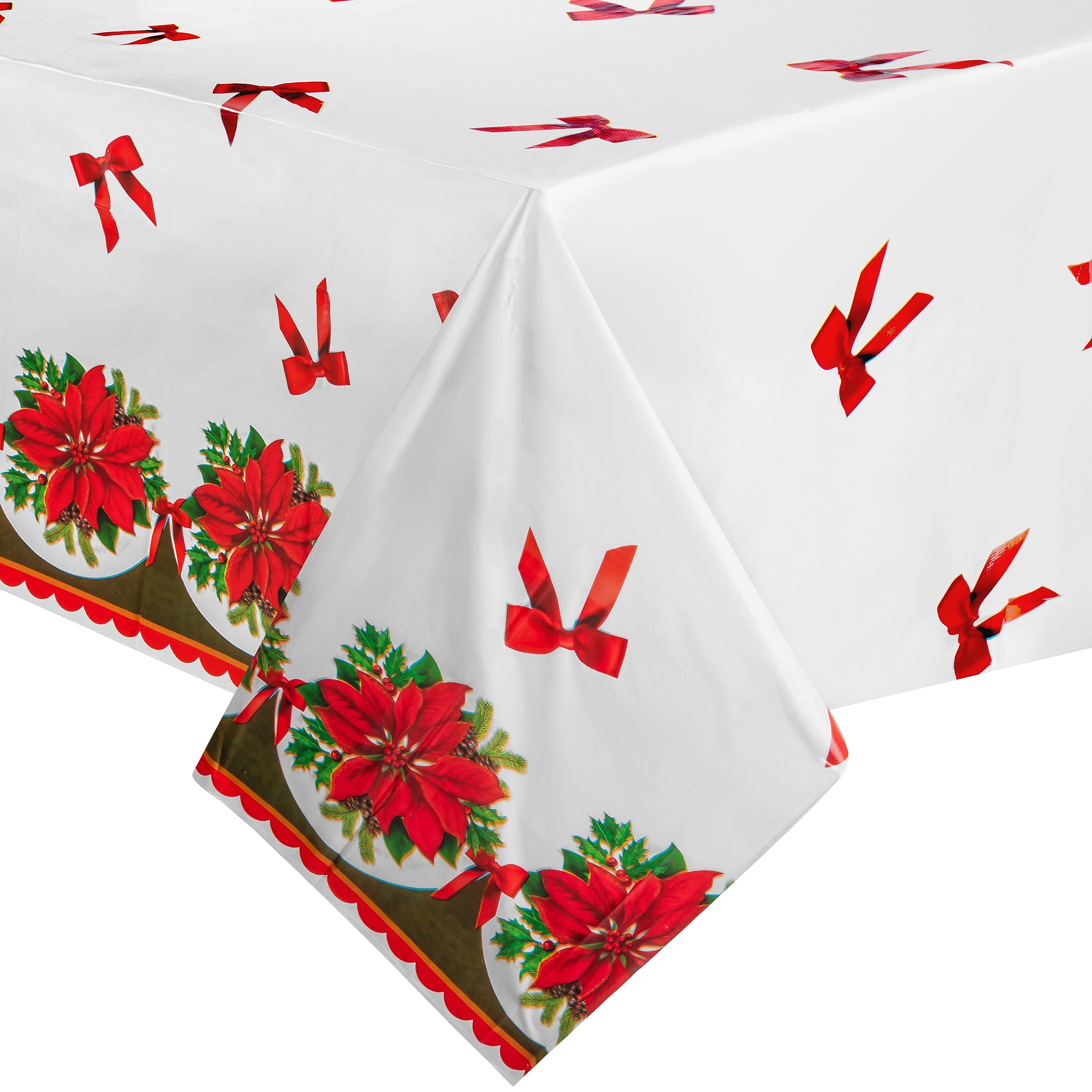 disposable christmas tablecloths