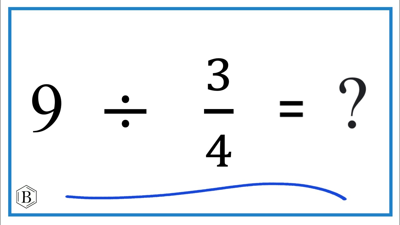 9 divided by 3/5