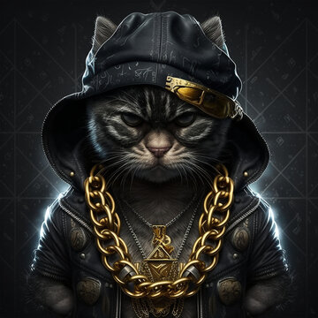 gangsta cat wallpaper