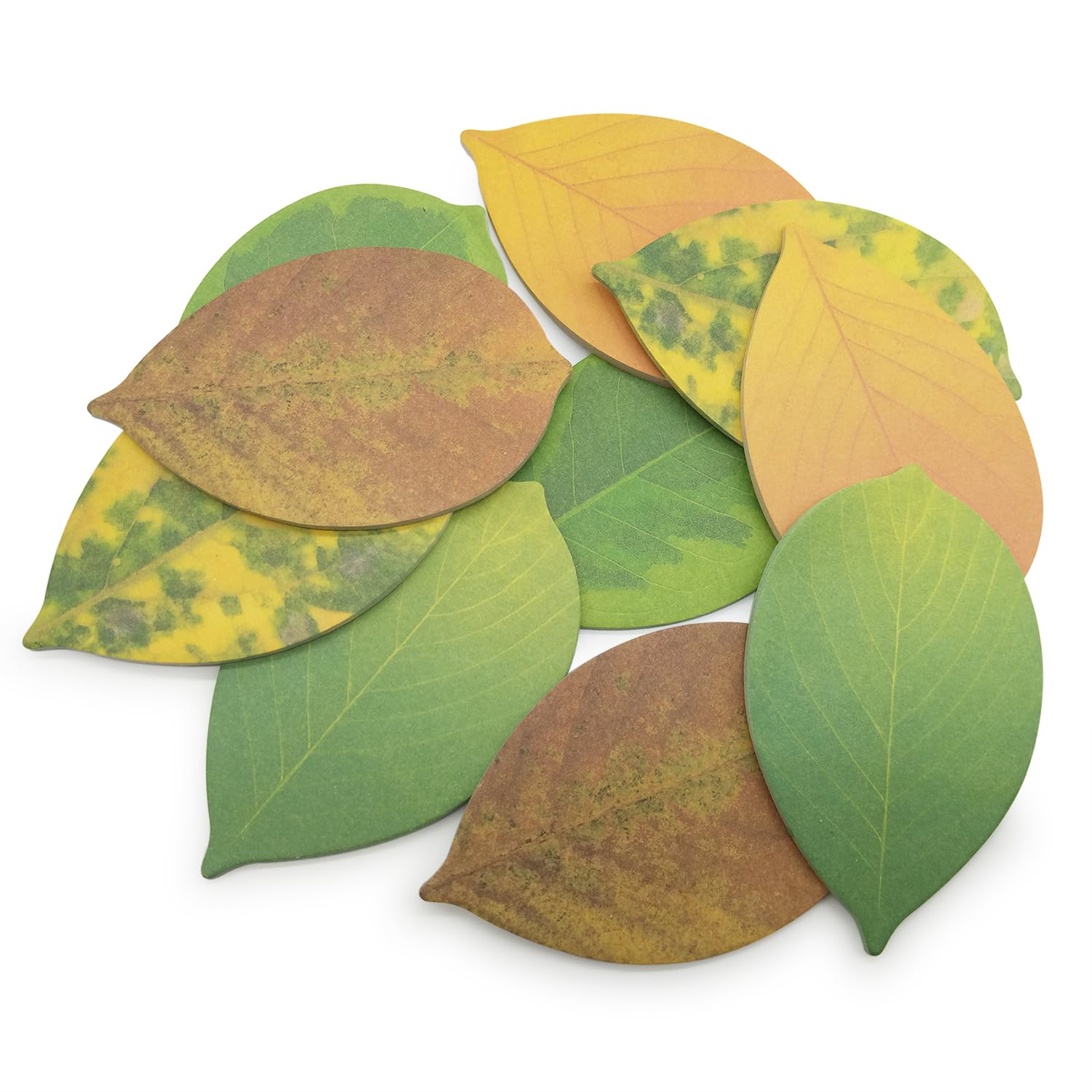 leaf sticky notes