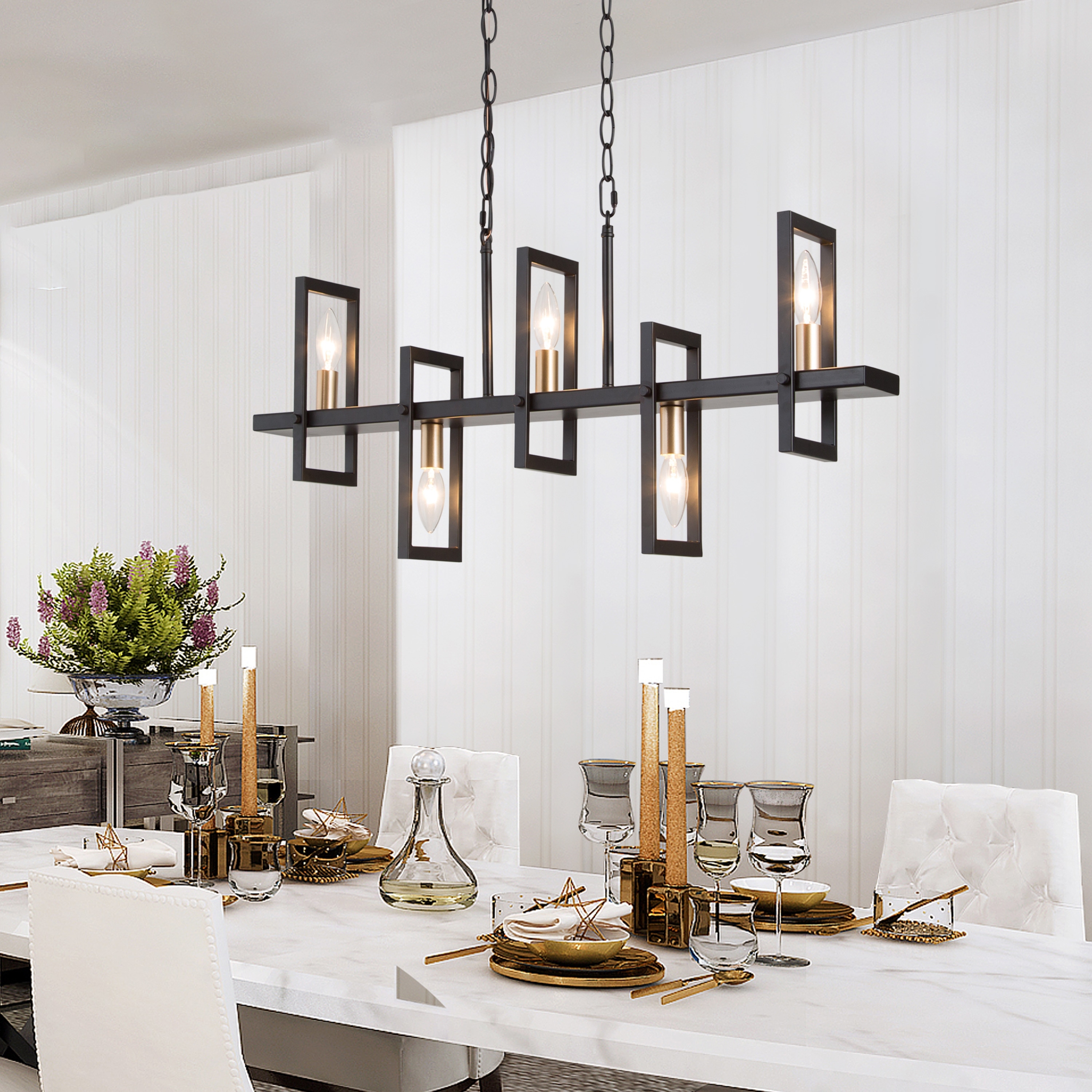 modern farmhouse chandelier