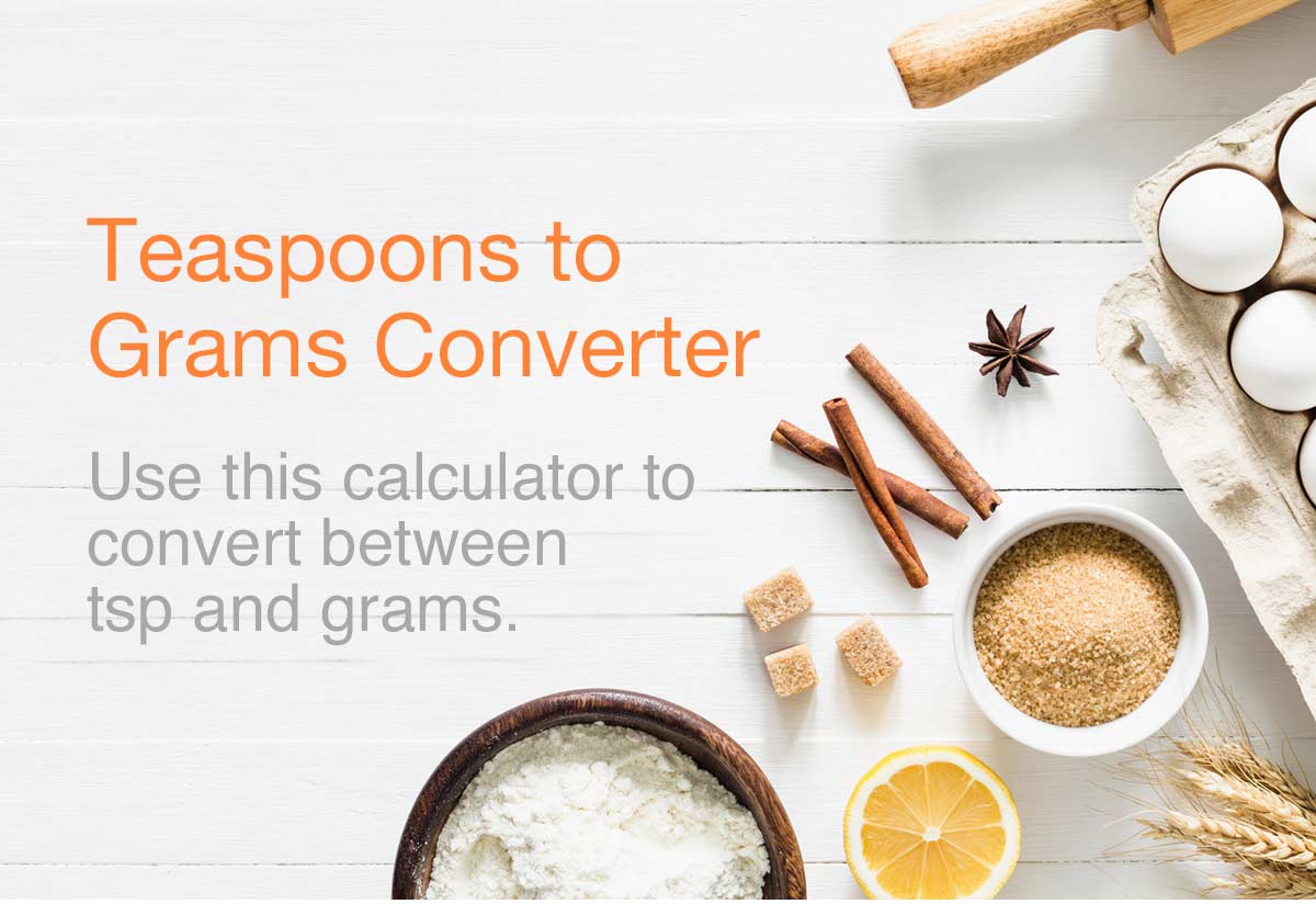 conversion of tsp to grams