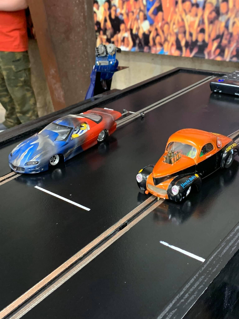 slot car drag car