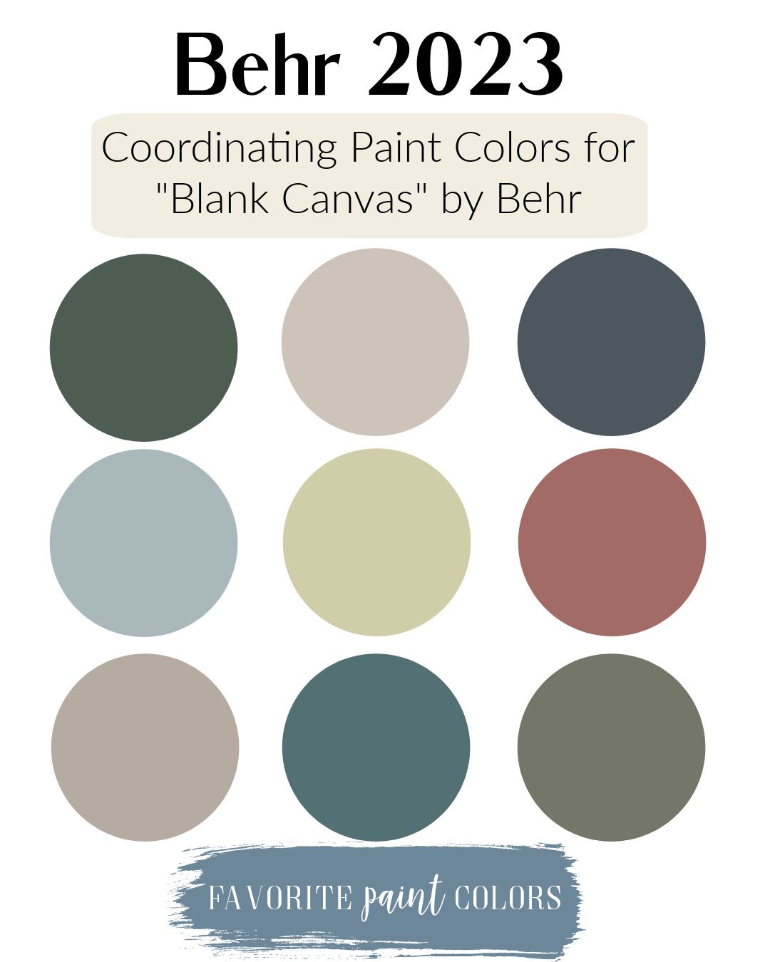 behr paint colours