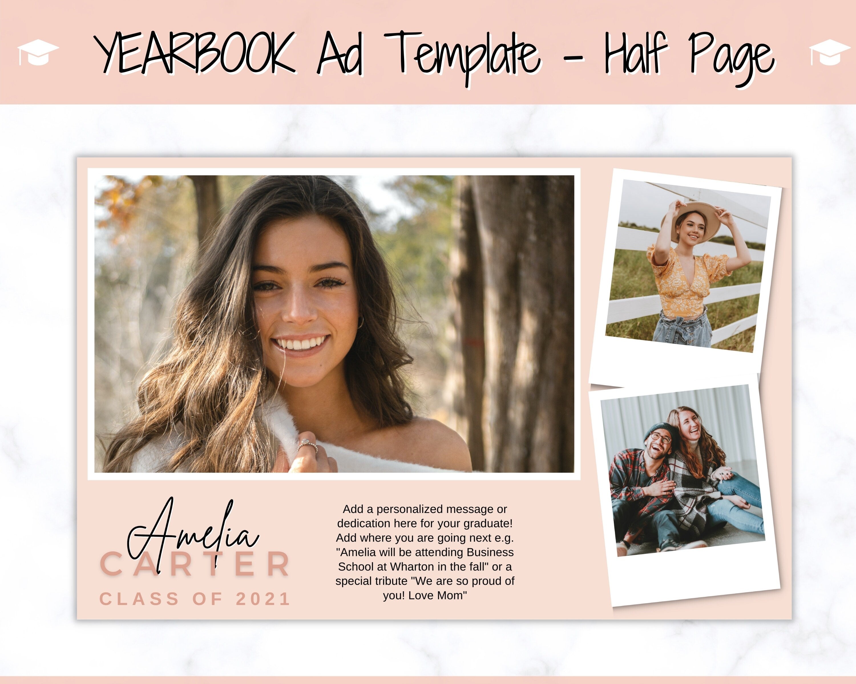 yearbook ad template