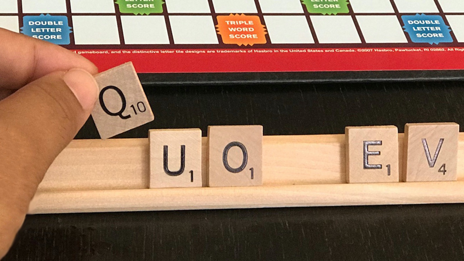 que scrabble word