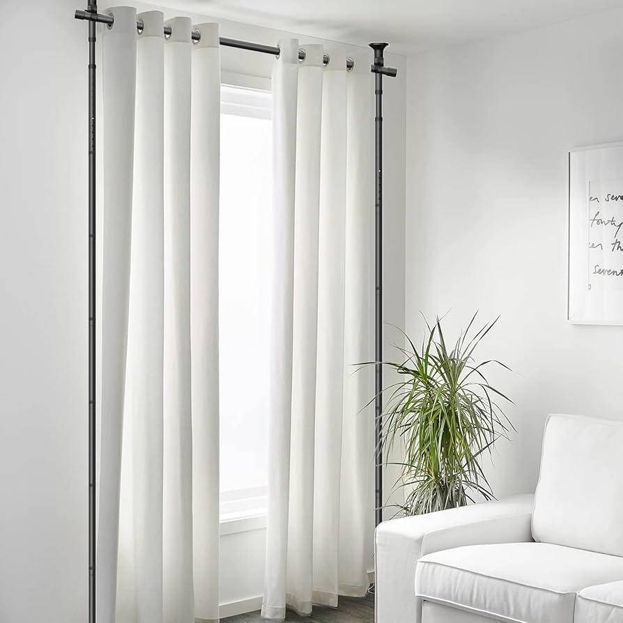 curtain pole room divider